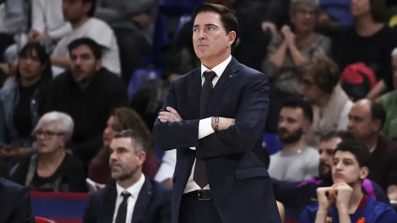 El entrandor del Barcelona Basquet, Xavi Pascual