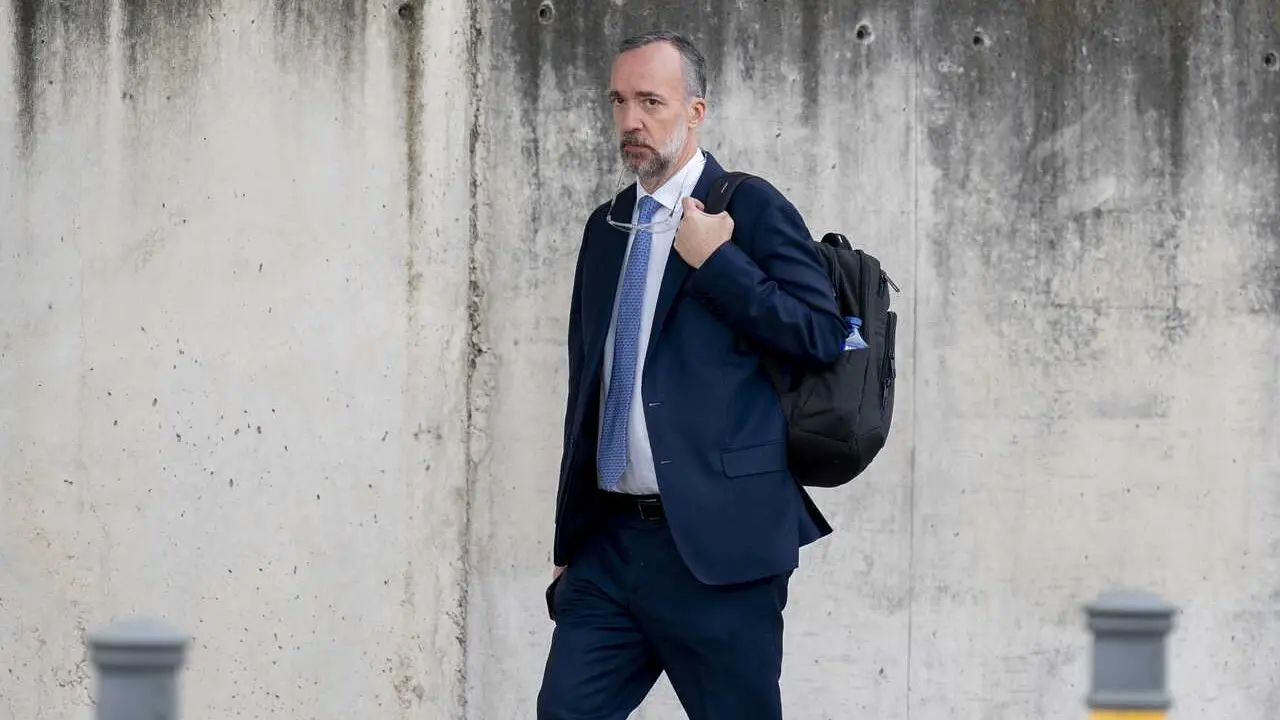 El exsecretario de Estado de Seguridad, Francisco Mart&iacute;nez, a su llegada a la Audiencia Nacional, a 4 de mayo de 2026, en San Fernando de Henares, Madrid (Espa&ntilde;a).