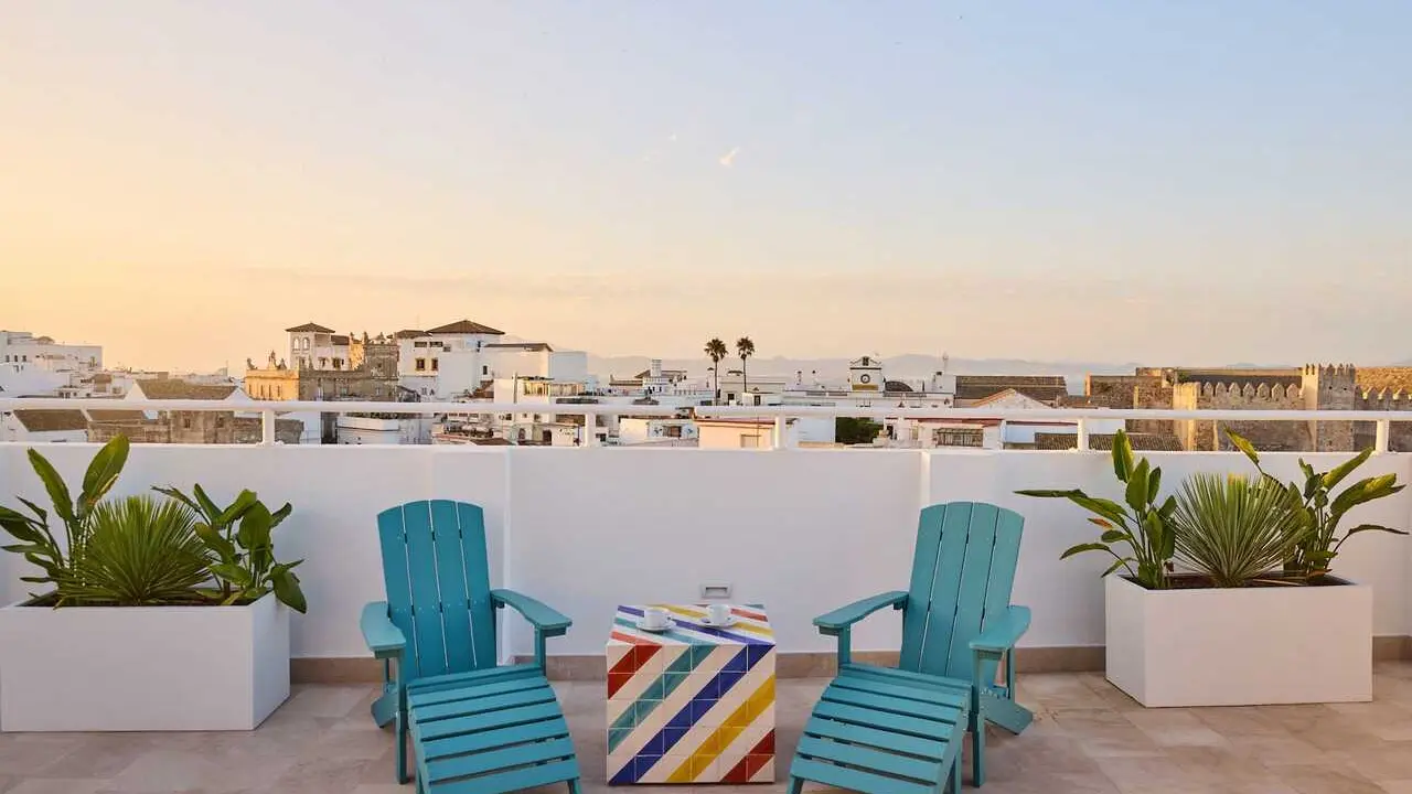 Terraza del Hotel Misiana, Tarifa.