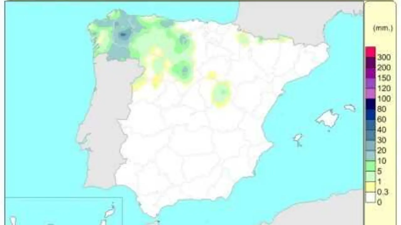 Espa&ntilde;a registra 598 l/m2 de lluvias acumuladas desde el 1 de octubre, un 17% m&aacute;s de lo habitual.