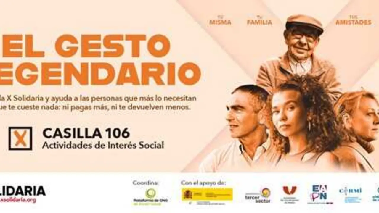 Las ONG recibieron en 2025 m&aacute;s de 3 millones de euros de la 'X Solidaria' para apoyar a 736.308 personas vulnerables