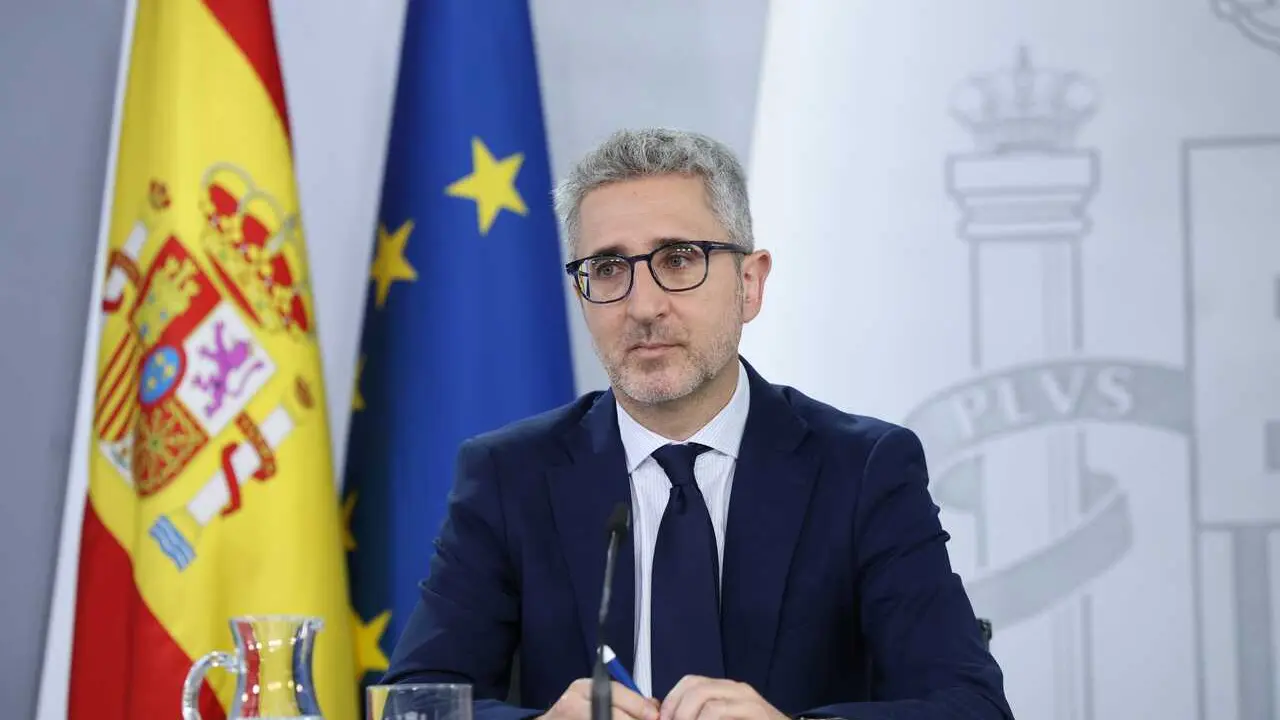 El ministro de Hacienda, Arcadi Espa&ntilde;a, en la rueda posterior al Consejo de Ministros