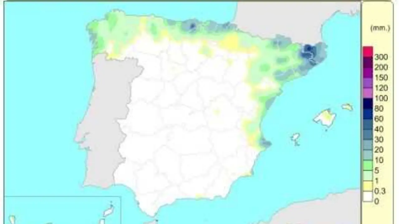 Espa&ntilde;a registra 601 l/m2 de lluvias acumuladas desde octubre, un 13% m&aacute;s de lo habitual.