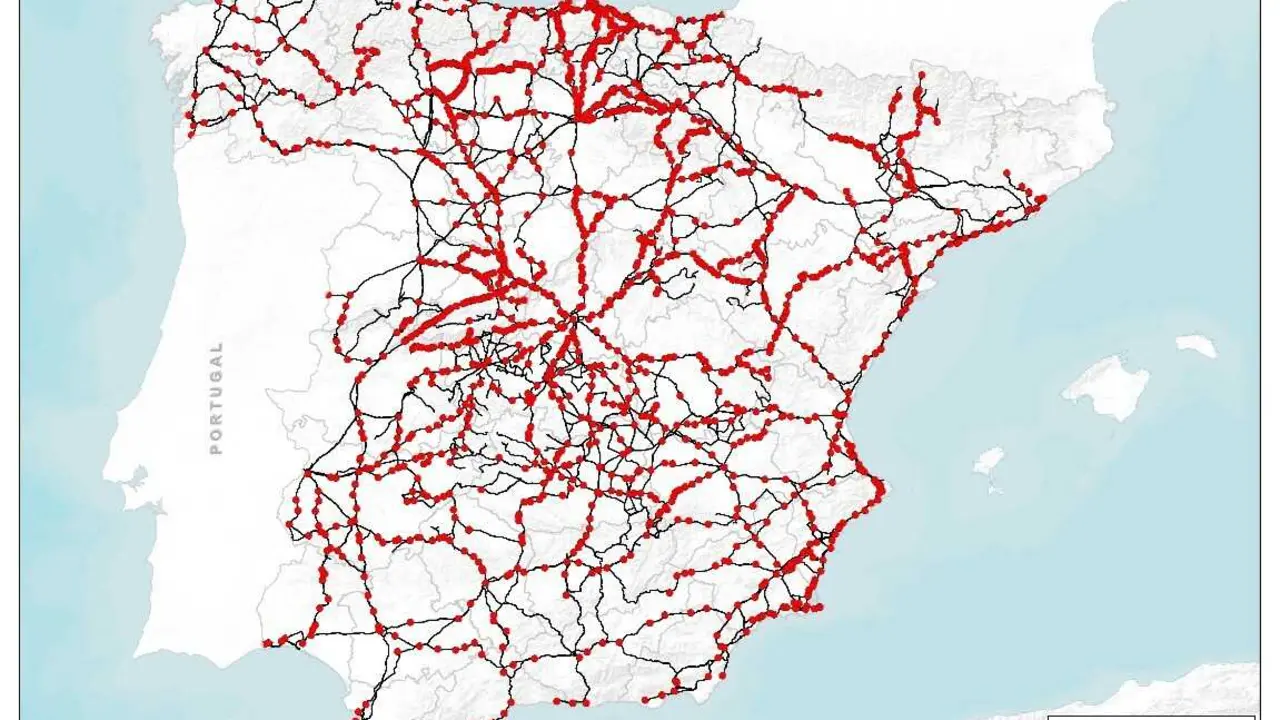 Rutas y paradas de los 34 corredores que componen el nuevo mapa concesional.