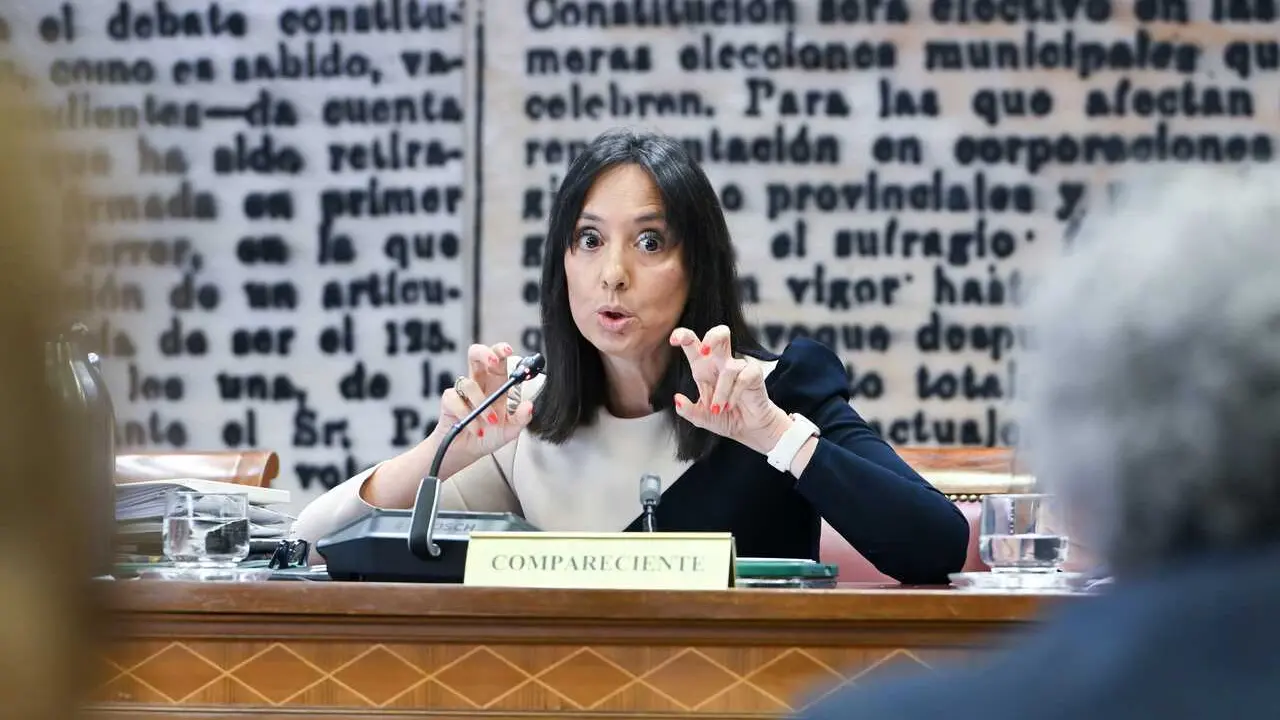 La directora general de la Guardia Civil, Mercedes Gonz&aacute;lez Fern&aacute;ndez, comparece ante la Comisi&oacute;n de Interior, en el Senado, a 16 de junio de 2026, en Madrid (Espa&ntilde;a). Mercedes Gonz&aacute;lez comparece en el Senado para informar y responder a los grupos parlame