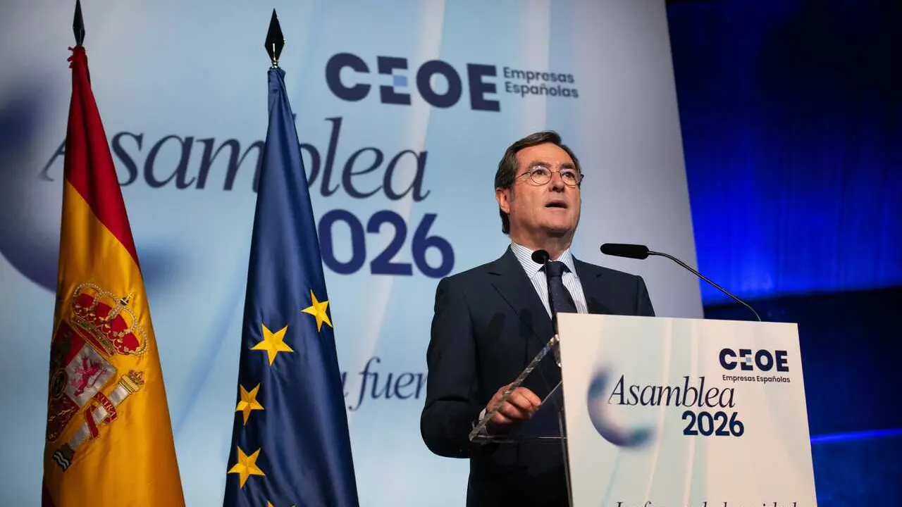 El presidente de la CEOE, Antonio Garamendi.