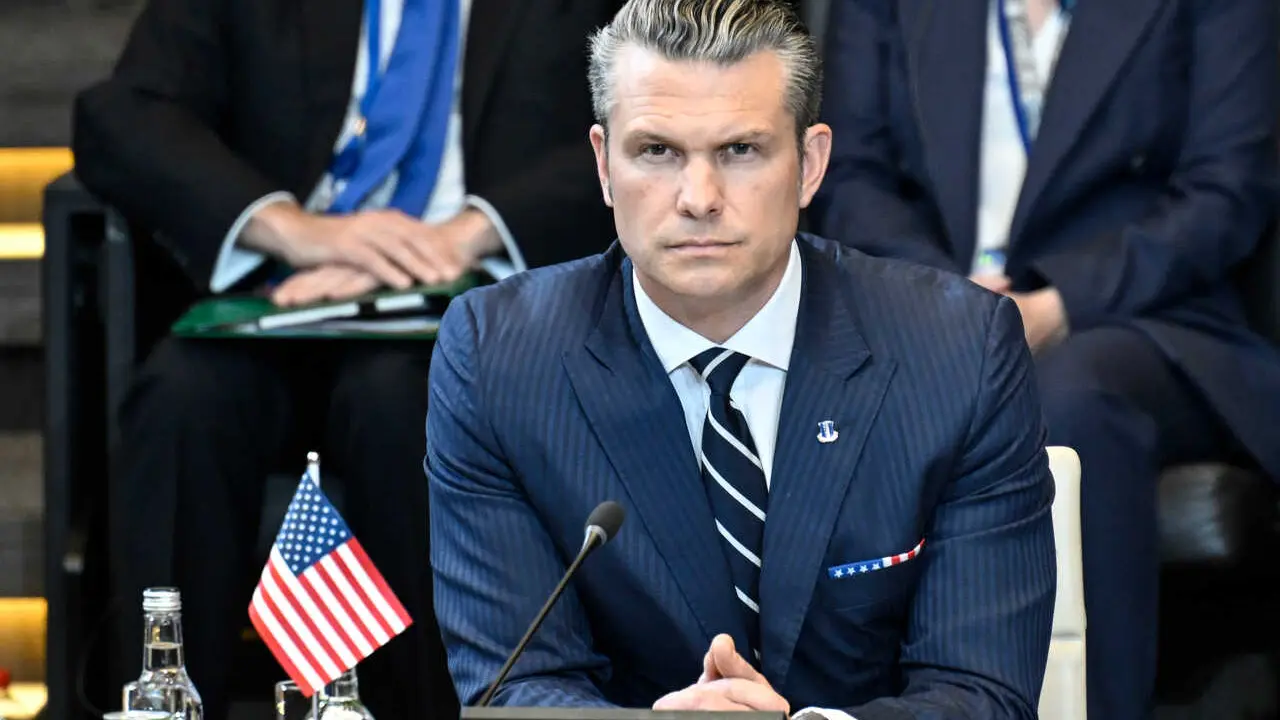 Archivo - El secretario de Defensa de Estados Unidos, Pete Hegseth.