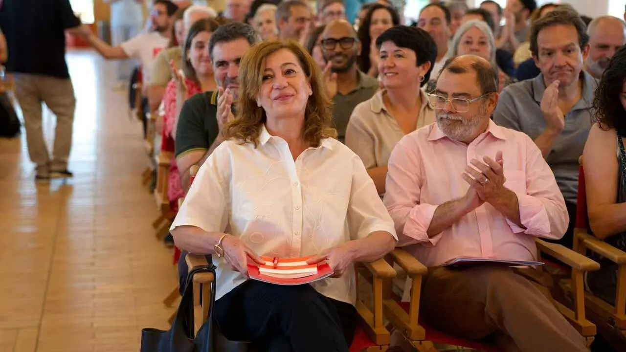 La secretaria general del PSIB-PSOE, Francina Armengol, interviene en el Consell Pol&iacute;tic del partido celebrado este s&aacute;bado, 20 de junio de 2026, en Palma.