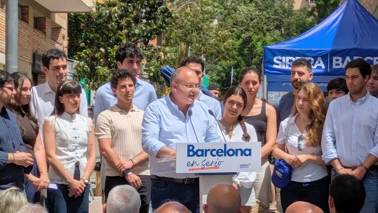 El secretario general del PP, Miguel Tellado, en un acto en Barcelona