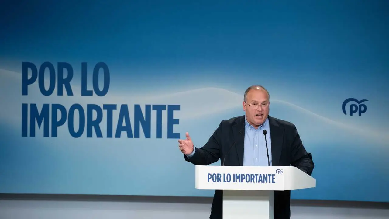 Archivo - El secretario general del PP, Miguel Tellado
