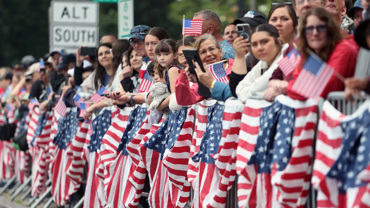 Un desfile en Washington. 