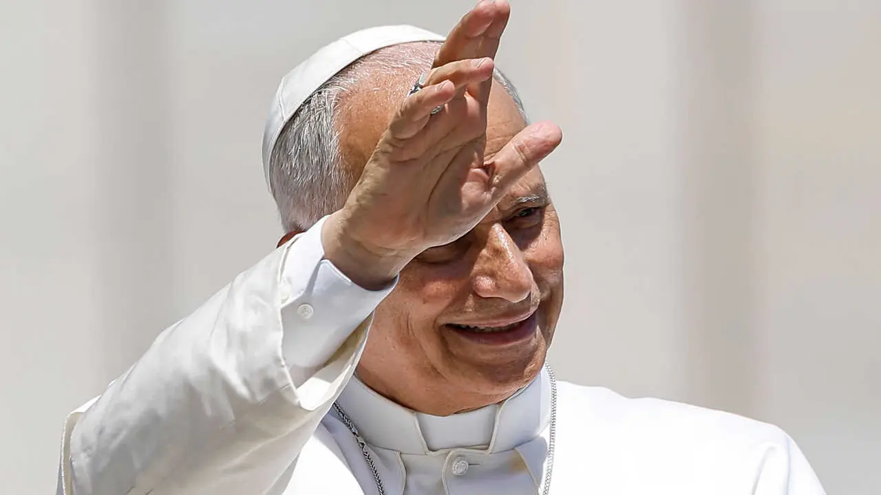 June 17, 2026, Vatican City, ITALIA/ROMA: Pope Leo XIV during the weekly general audience in Saint Peters Square, Vatican City, 17 June 2026. 