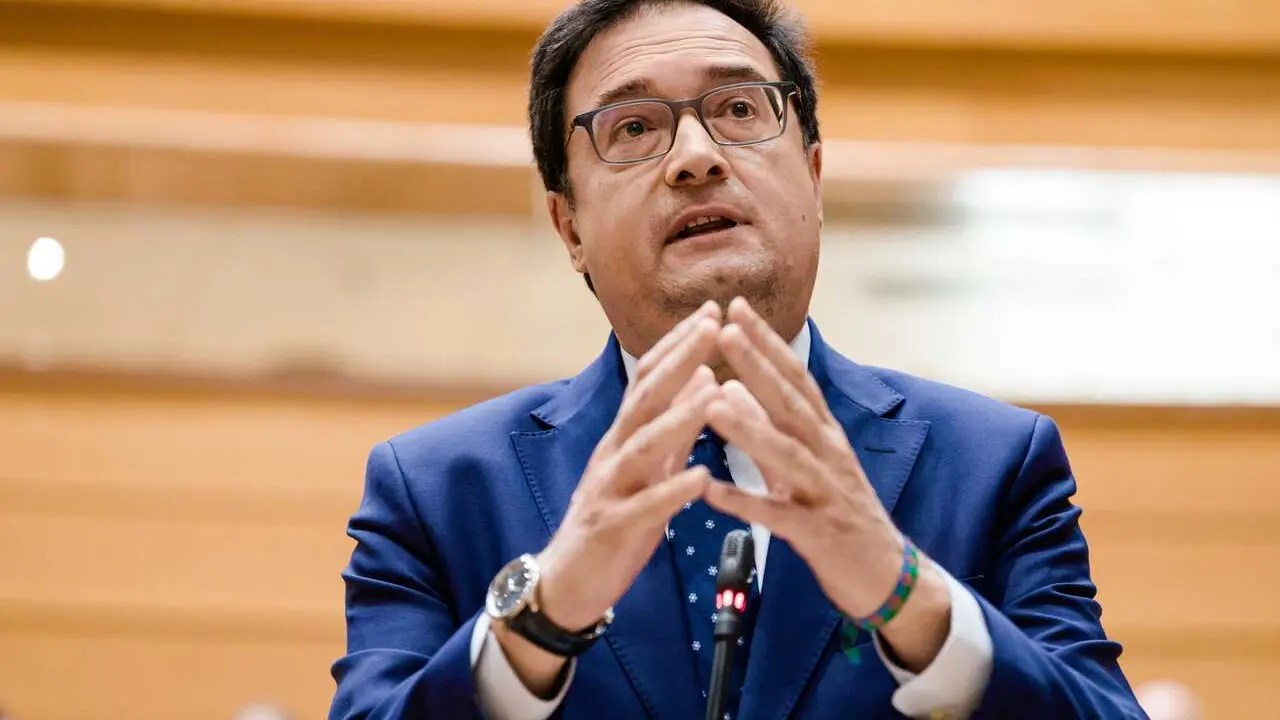 El ministro para la Transformaci&oacute;n Digital y de la Funci&oacute;n P&uacute;blica, &Oacute;scar L&oacute;pez.