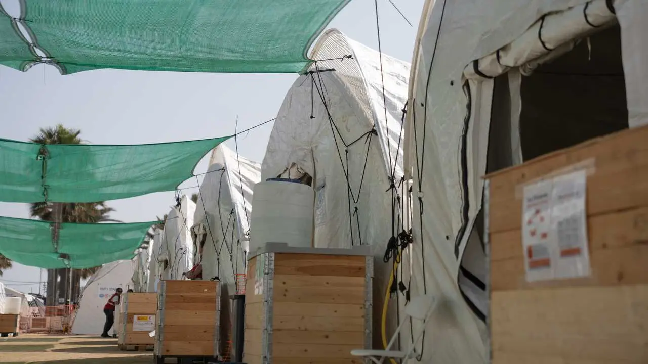 Archivo - Simulacro de crisis humanitaria internacional con el equipo de emergencias espa&ntilde;ol START, gestionado por la Agencia Espa&ntilde;ola de Cooperaci&oacute;n Internacional para el Desarrollo (AECID), a 12 de junio de 2025, en Barcelona