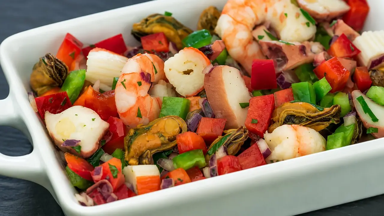 El salpic&oacute;n de marisco es una receta tradicional, ideal para disfrutar como entrante o tapa durante los meses de verano.