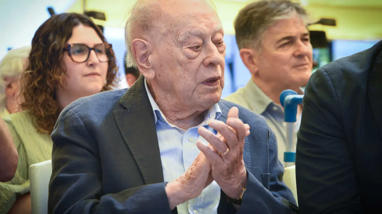 Pujol durante el homenaje