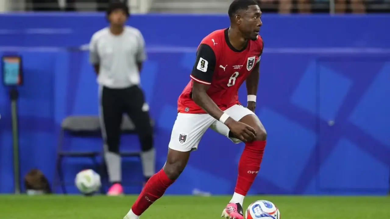 David Alaba, capit&aacute;n de Austria