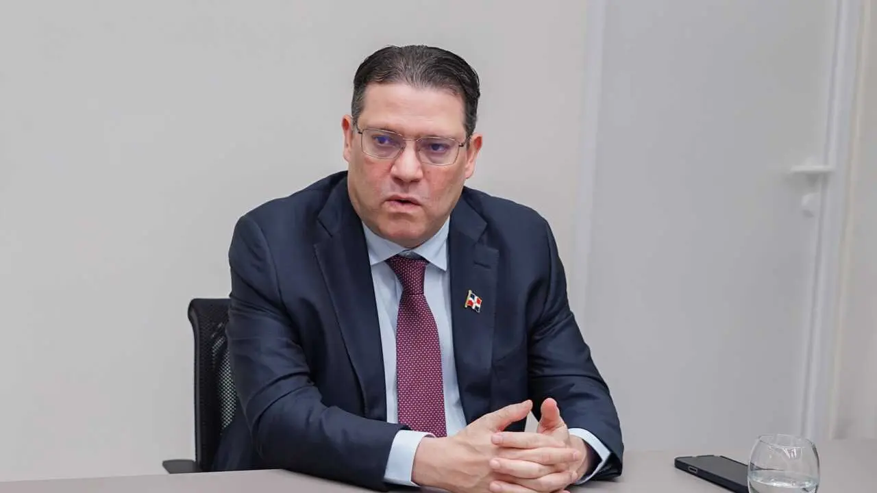 El ministro de Industria, Comercio y Mipymes de Rep&uacute;blica Dominicana, Eduardo Sanz Lovat&oacute;n, durante una entrevista concedida a Europa Press.