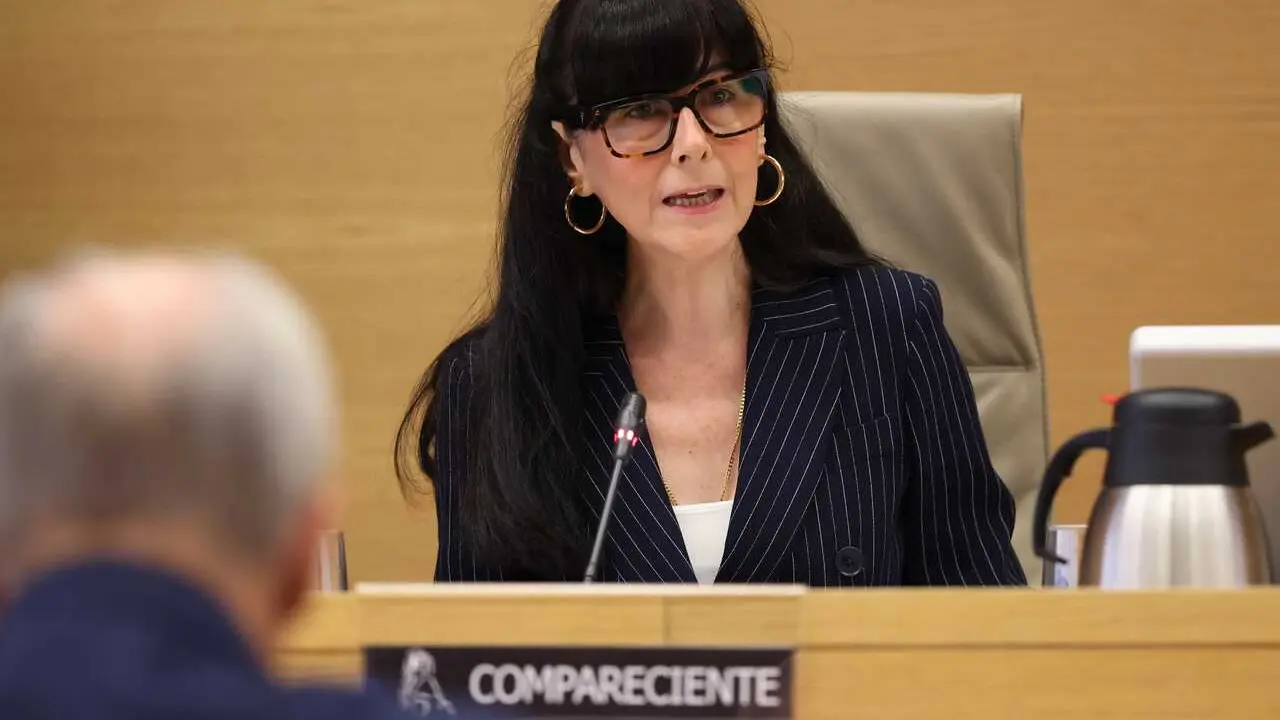 La presidenta de la Sociedad Estatal de Participaciones Industriales (SEPI), Mar&iacute;a Bel&eacute;n Gualda Gonz&aacute;lez, comparece ante la Comisi&oacute;n Mixta de Seguridad Nacional, en el Congreso de los Diputados, a 9 de junio de 2026, en Madrid (Espa&ntilde;a). 