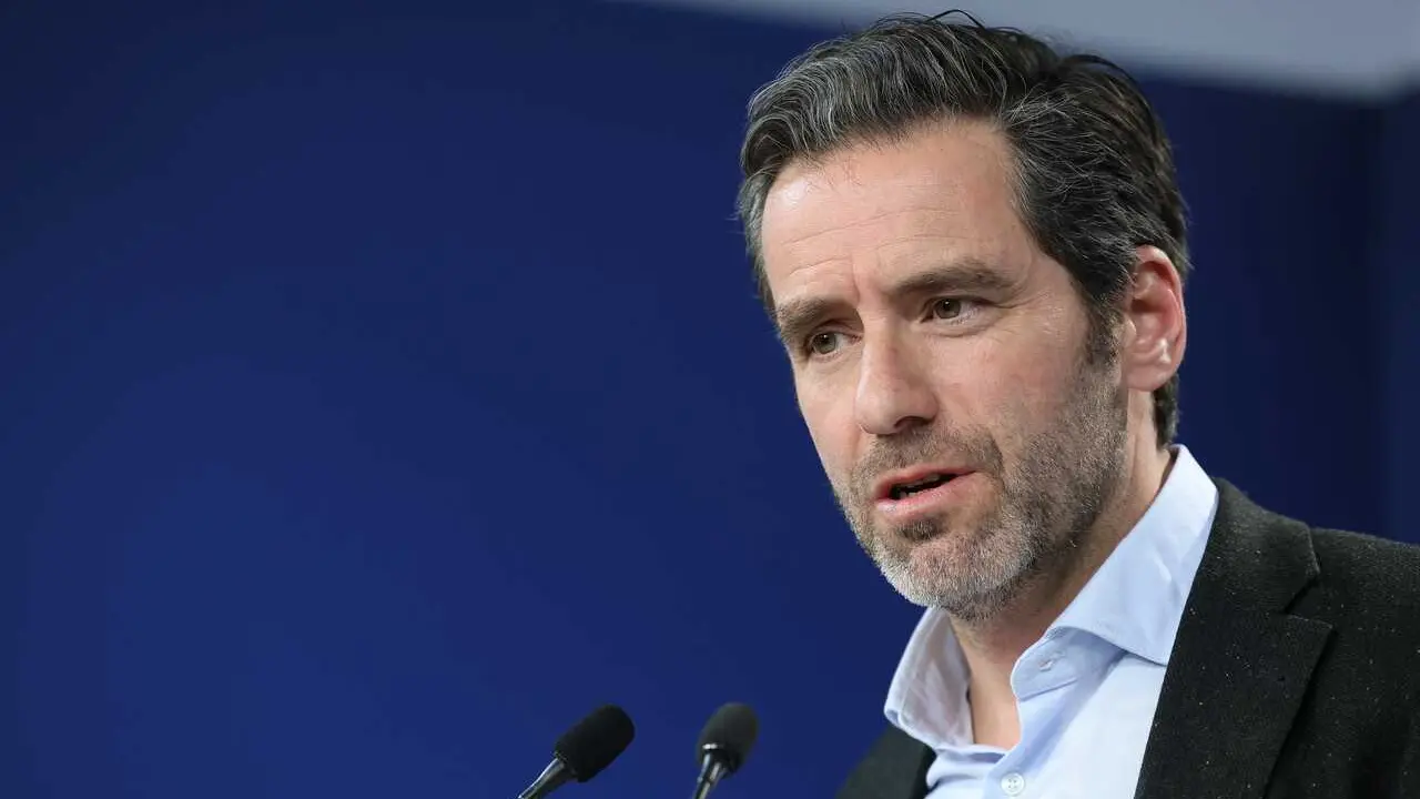 Archivo - El portavoz del PP, Borja S&eacute;mper, durante una rueda de prensa posterior al Comit&eacute; de Direcci&oacute;n del PP, en la sede del partido, a 13 de enero de 2025, en Madrid (Espa&ntilde;a).