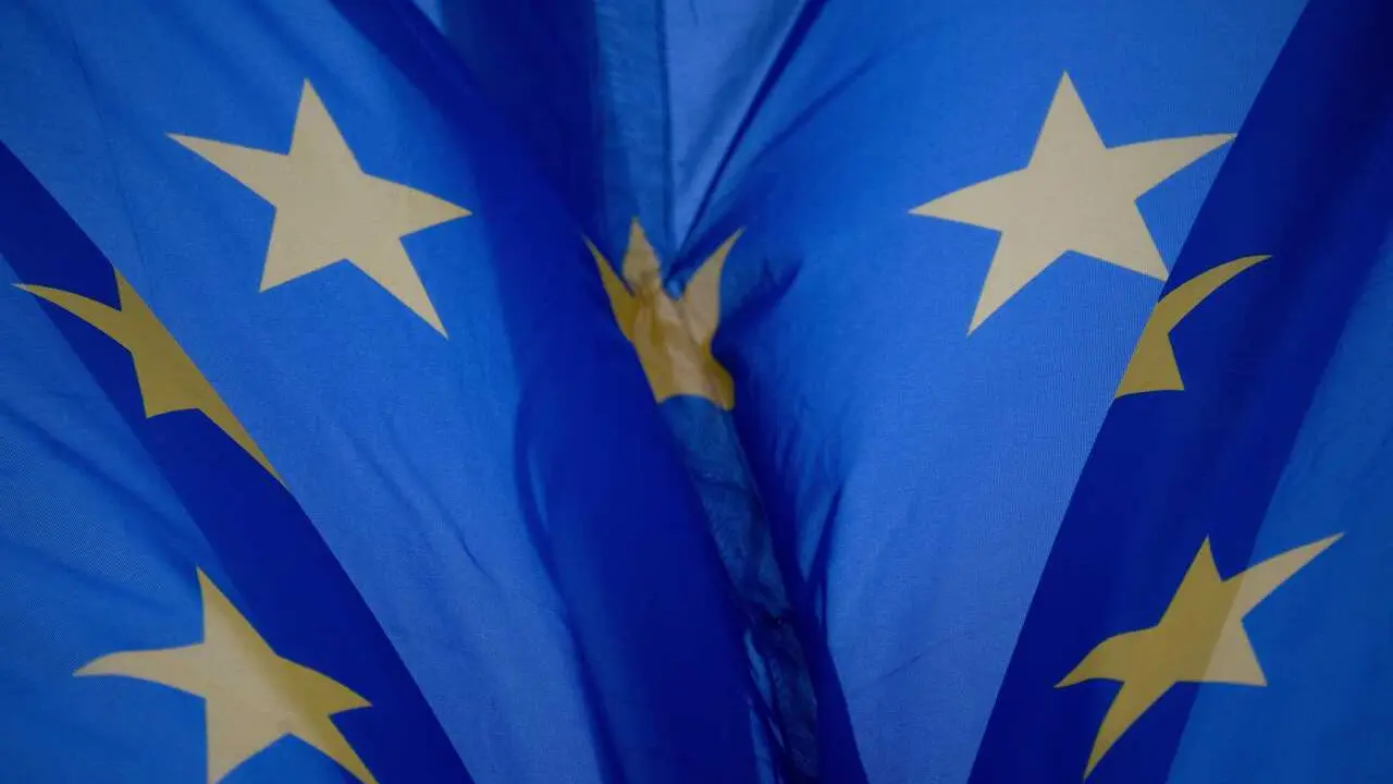 Archivo - Bandera de la UE