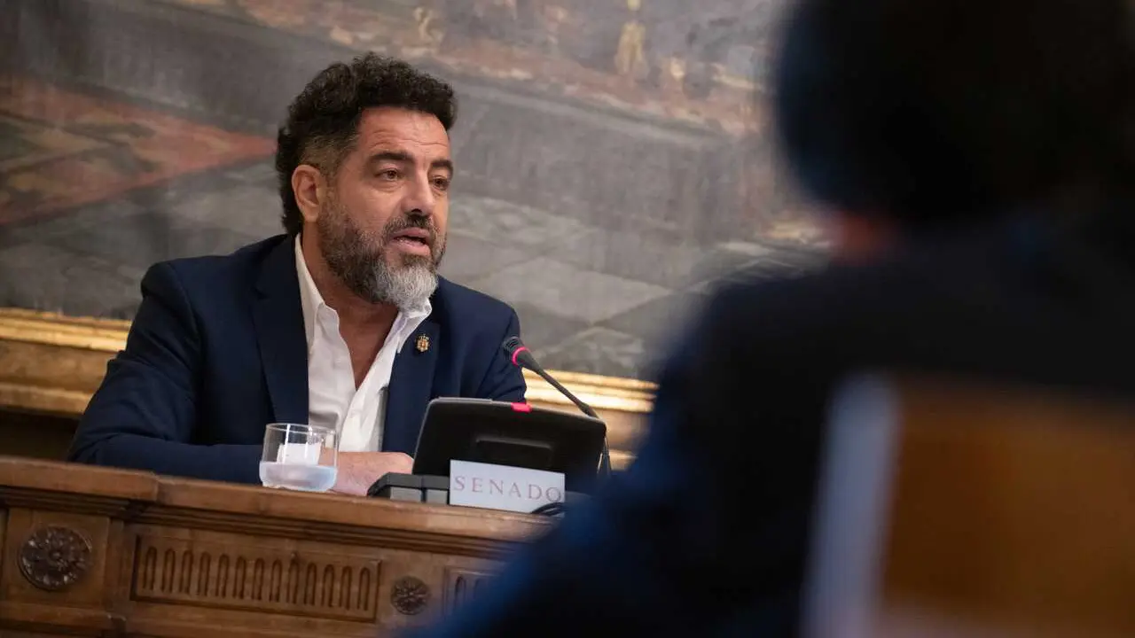El exvicesecretario general del PSN-PSOE y exportavoz socialista en el Parlamento de Navarra,  Ram&oacute;n Alz&oacute;rriz Go&ntilde;i, comparece ante la comisi&oacute;n por el caso &lsquo;Koldo&rsquo;, en el Senado, a 30 de junio de 2026, en Madrid (Espa&ntilde;a). 