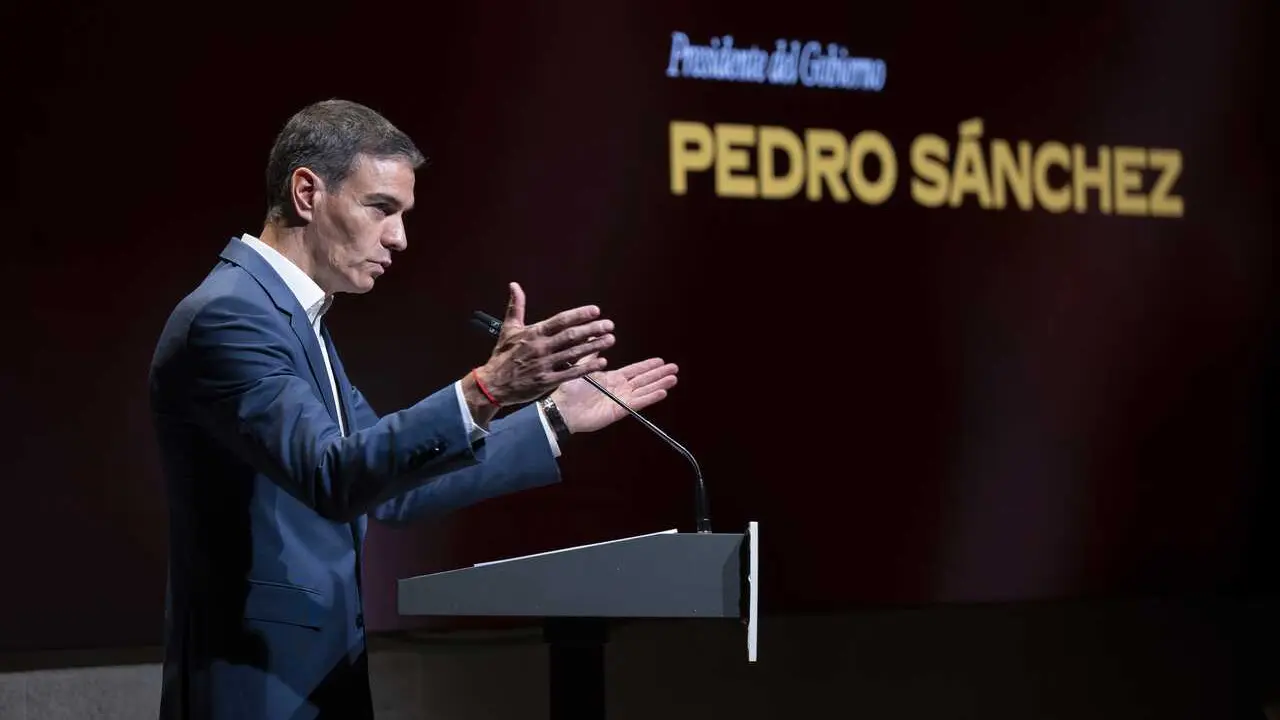El presidente del Gobierno, Pedro S&aacute;nchez, en la presentaci&oacute;n del Plan de Integraci&oacute;n y Ciudadan&iacute;a, en el Colegio Oficial de Arquitectos de Madrid (COAM), a 30 de junio de 2026, en Madrid (Espa&ntilde;a).