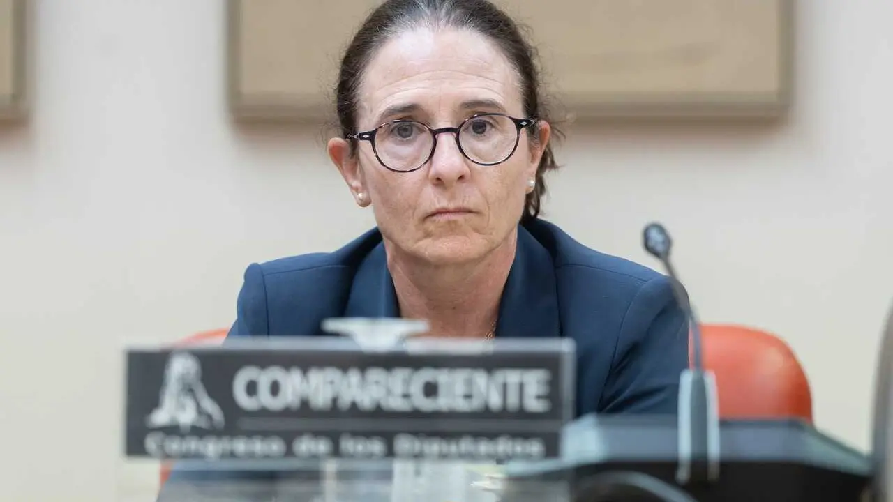 Archivo - La directora del Departamento de Seguridad Nacional del Gabinete de la Presidencia del Gobierno, Loreto Guti&eacute;rrez Hurtado, comparece en el Congreso.