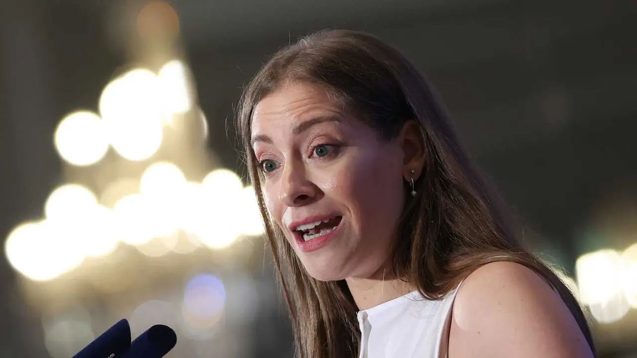 La portavoz del PP en el Congreso, Ester Mu&ntilde;oz, durante un desayuno informativo, en el hotel Mandarin Oriental Ritz, a 1 de julio de 2026, en Madrid (Espa&ntilde;a). El desayuno ha sido organizado por Nueva Econom&iacute;a F&oacute;rum.