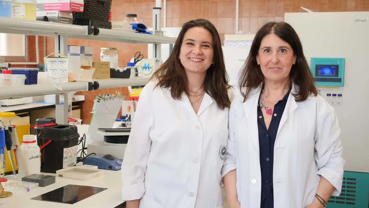Las investigadoras Marina Ponce y Alicia Rivera