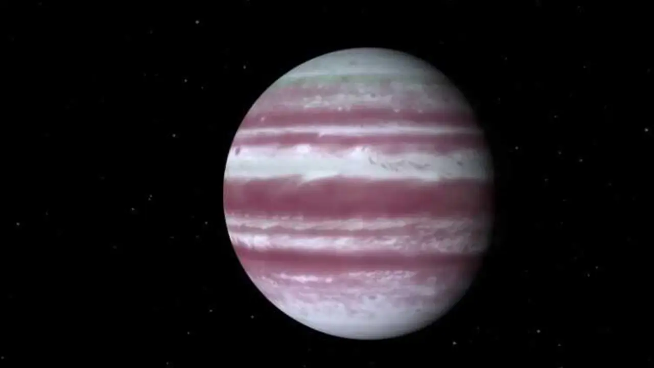 Representaci&oacute;n art&iacute;stica de TOI-7009 b, detectado en el l&iacute;mite del desierto de los Neptunos.