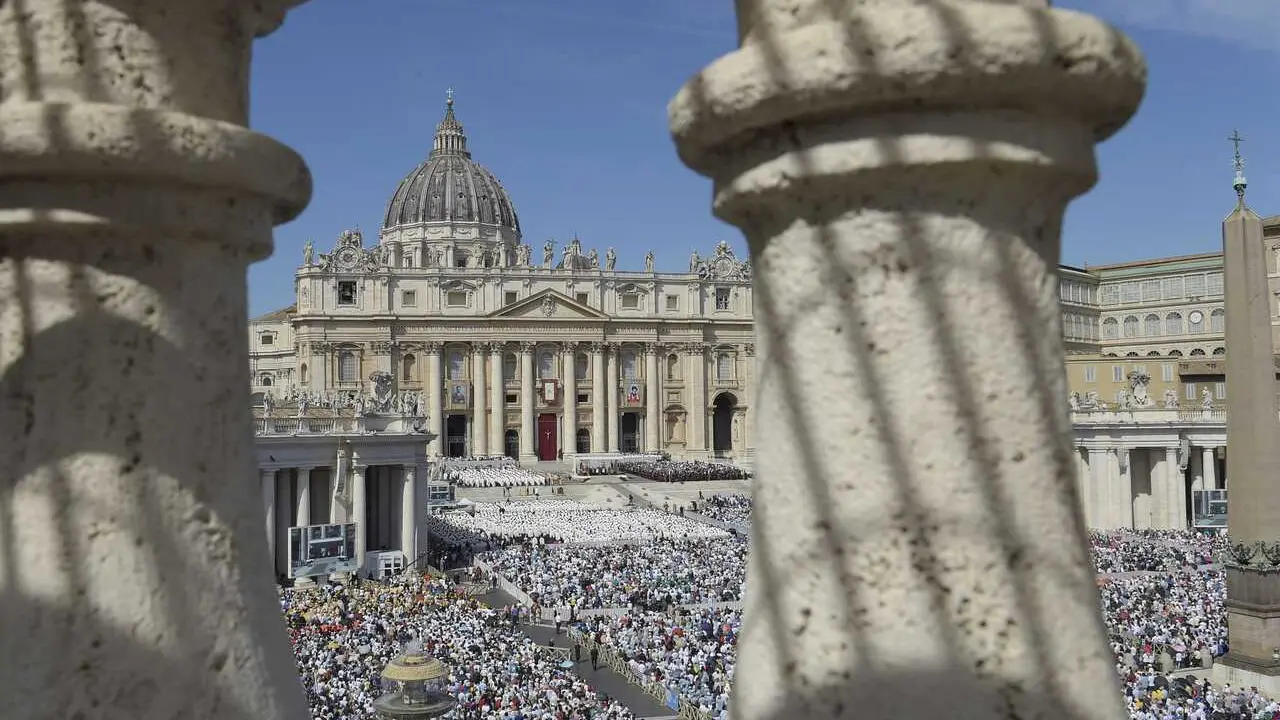 Archivo - La Plaza de San Pedro del Vaticano.