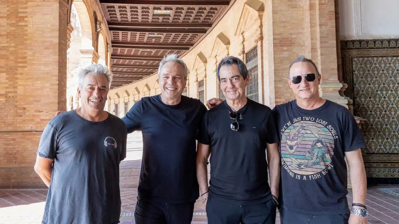 Imagen del grupo Hombres G.