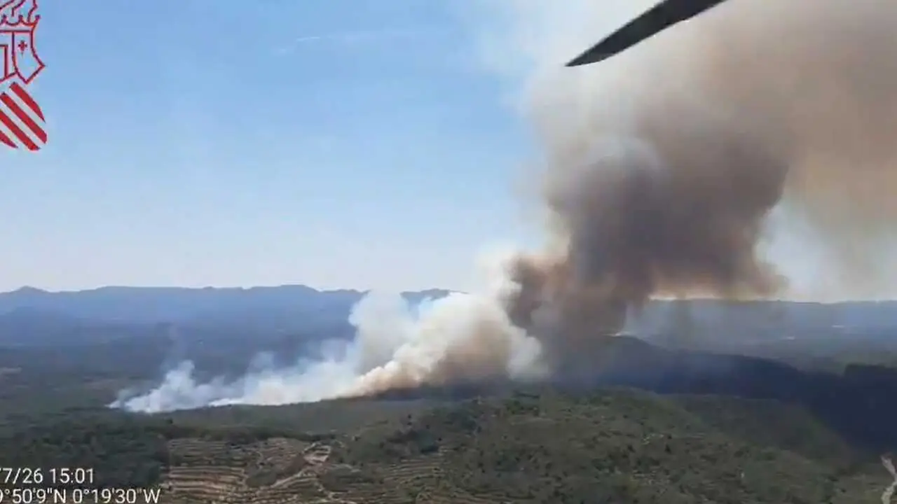 Incendio en Soneja
