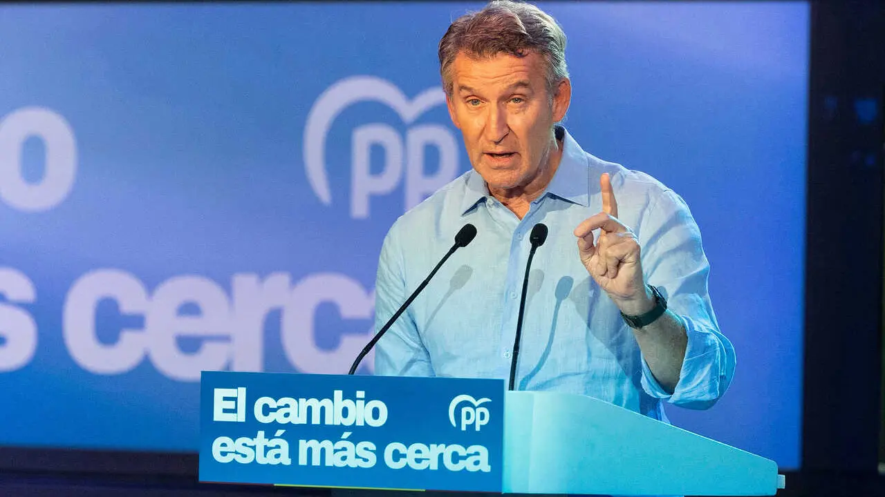 CASTELL&Oacute; 03/07/2026 FEIJOO Y PEREZ LLORCA CLAUSURAN EL II FORO DE DIPUTACIONES, CONSELLS Y CABILDOS DEL PARTIDO POPULAR. EN LA IMAGEN NU&Ntilde;EZ FEIJOO DURANTE SU INTERVENCI&Oacute;N
FOTOS EUROPA PRESS/CARME RIPOLLES