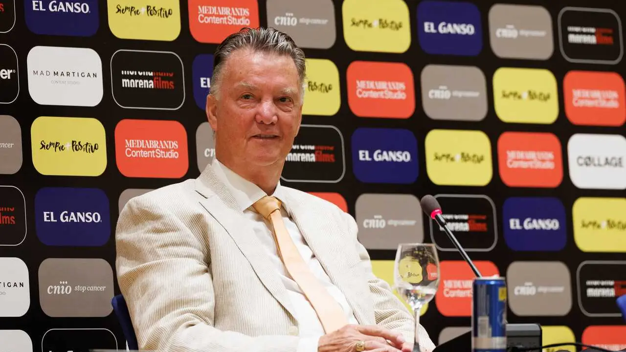 Archivo - Louis Van Gaal durante la presentaci&oacute;n de la pel&iacute;ucla 'Siempre Positivio', el 19 de junio de 2024 en Madrid, Espa&ntilde;a. 