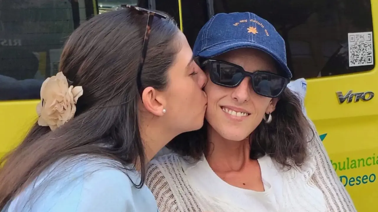 Fina y su hermana visitaron la playa de La Antilla, en Huelva. Instagram