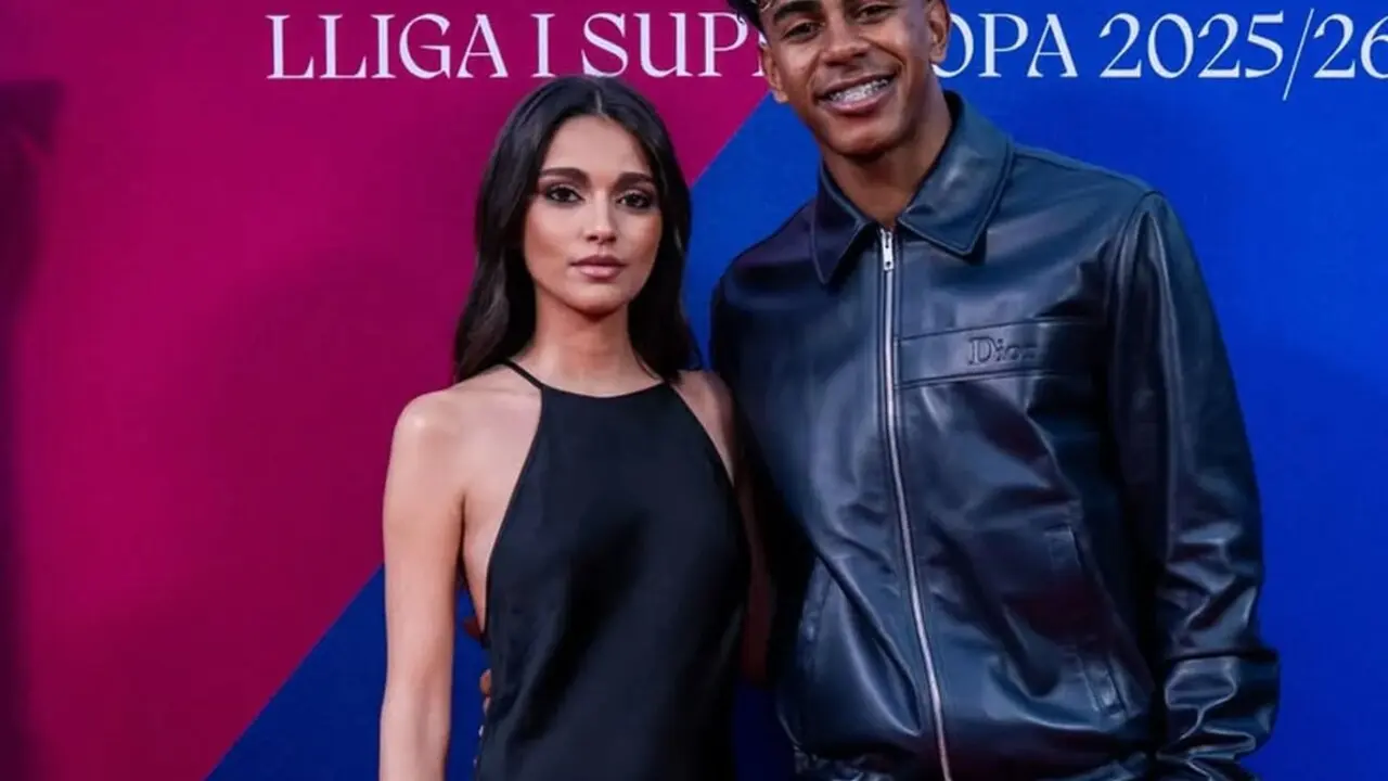 Lamine Yamal y su pareja