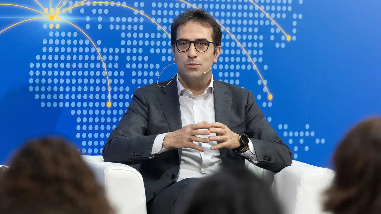 El vicepresidente del Gobierno y ministro de Econom&iacute;a, Carlos Cuerpo, durante la celebraci&oacute;n del acto institucional de inauguraci&oacute;n de la nueva Oficina del Grupo Banco Mundial, a 29 de junio de 2026, en Madrid (Espa&ntilde;a).