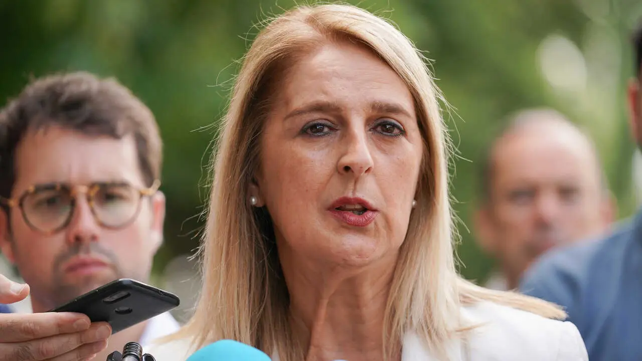 Archivo - La portavoz del PP de Vitoria-Gasteiz, Ainhoa Domaica
