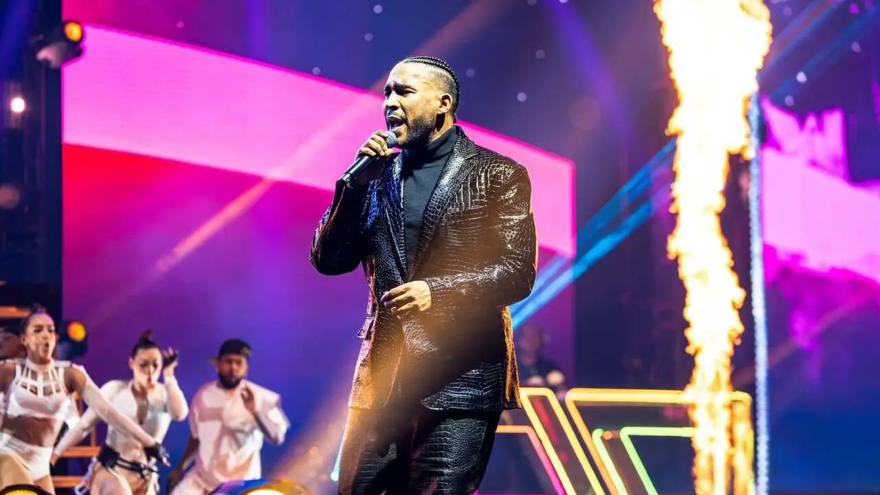 Archivo - El cantante Don Omar durante una de sus actuaciones