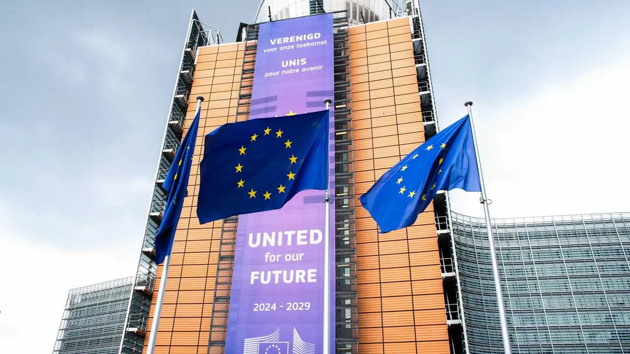 Archivo - Sede de la Comisi&oacute;n Europea en Bruselas.