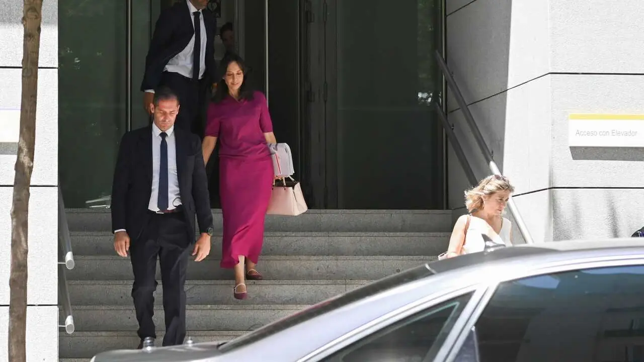 La directora general de la Guardia Civil, Mercedes Gonz&aacute;lez, a su salida de la Audiencia Nacional, a 16 de julio de 2026, en Madrid (Espa&ntilde;a).