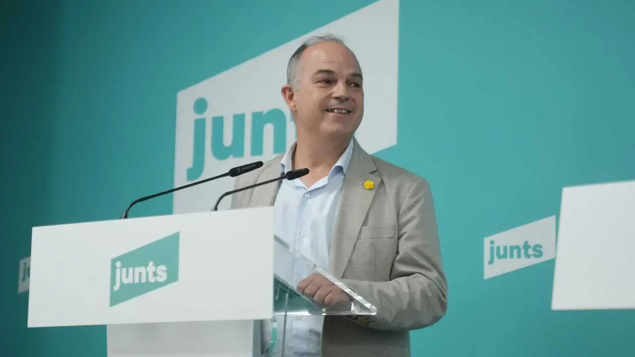 El secretario general de Junts per Catalunya, Jordi Turull, durante una rueda de prensa, en la sede de Junts, a 16 de julio de 2026, en Barcelona, Catalunya (Espa&ntilde;a).