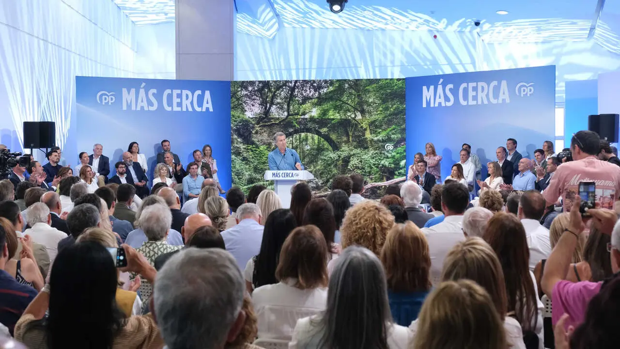 Acto del PP en Santiago para presentar a sus candidatos a alcaldes.