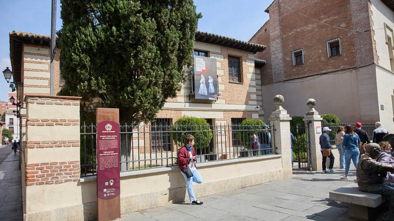 Archivo - El Museo Casa Natal de Cervantes, a 20 de mayo de 2023, en Alcal&aacute; de Henares, Madrid (Espa&ntilde;a). 