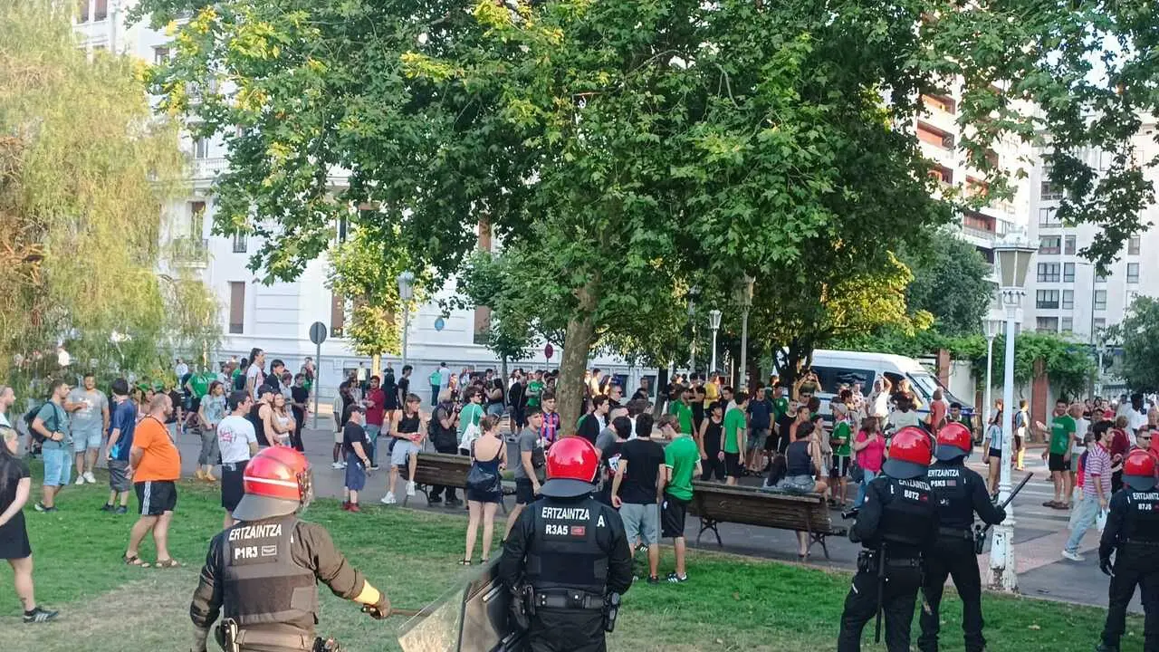 Incidentes en las inmediaciones del parque de Do&ntilde;a Casilda