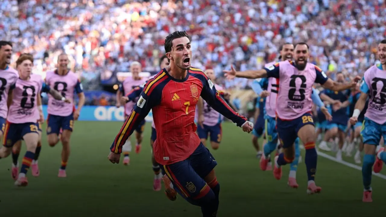 Ferr&aacute;n celebra el gol de la victoria en la final del mundial