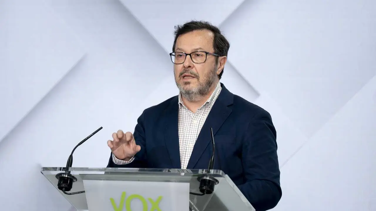 Archivo - El portavoz de Vox, Jos&eacute; Antonio F&uacute;ster.