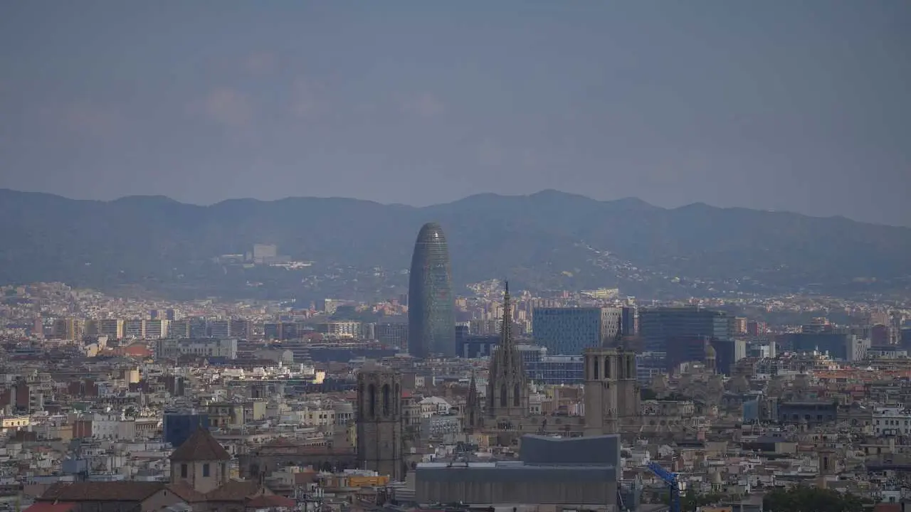 Archivo - Vistas de la ciudad de Barcelona en una imagen de archivo